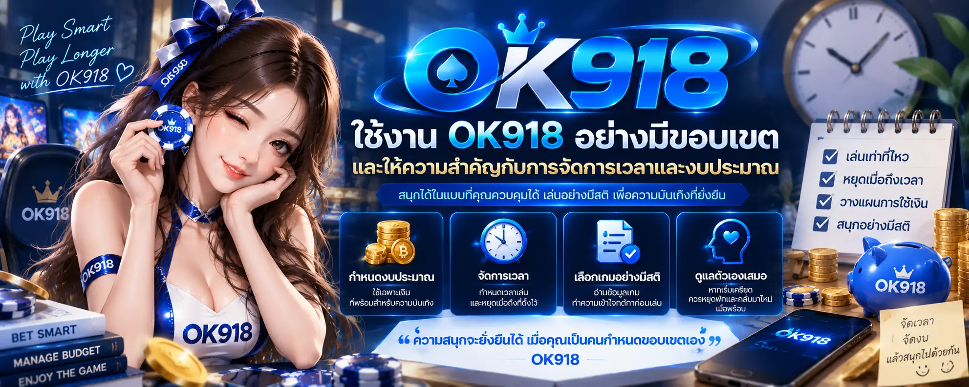 ใช้งาน ok918 อย่างมีขอบเขตและให้ความสำคัญกับการจัดการเวลาและงบประมาณ